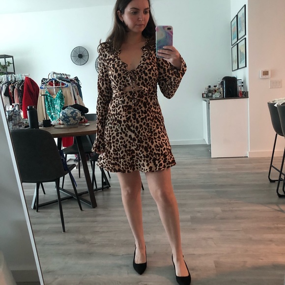For Love & Lemons Cheetah Dress - Picture 2 of 6